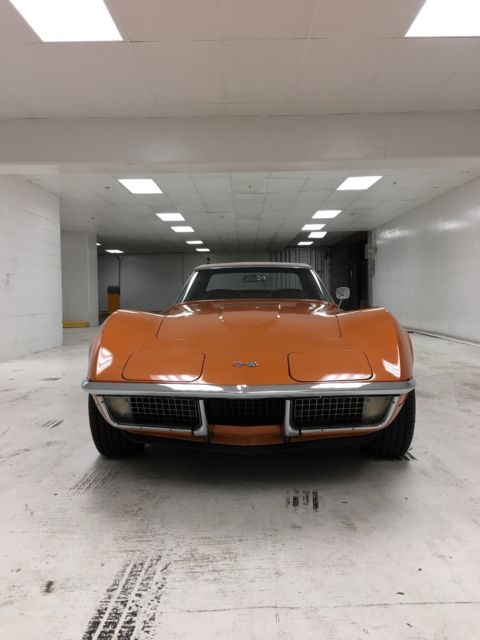 71 Ontario Orange Stingray Corvette 1971 Chevrolet Corvette Convertible