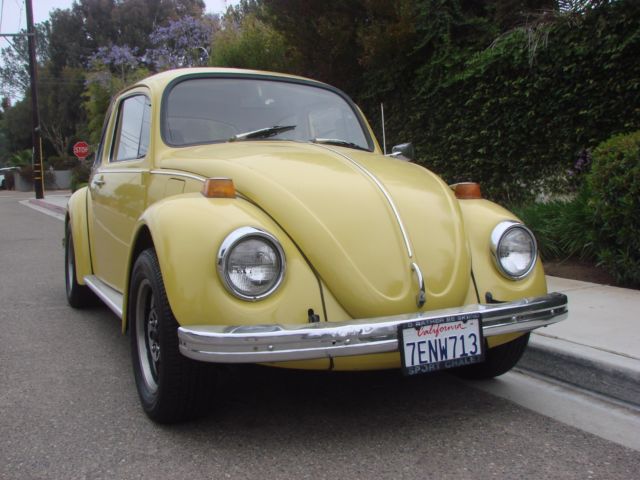 72 bug yellow very nice, excellent mechanicals 1972 Volkswagen Beetle - Classic