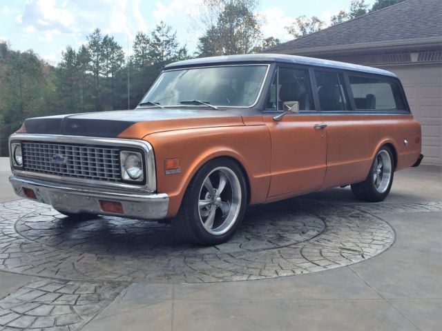 72 C10 Suburban LS 5.3 w/ 4l60e Air Ride Bagged Restomod Patina Hot Rat Rod 1972 Chevrolet C-10