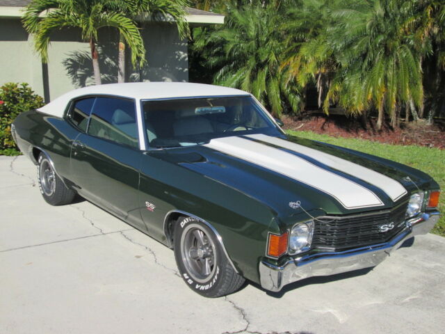72 Chevelle SS 454 4-Speed w/Air! Real SS "W" VIN w/Build Sheet! Perf Upgrades! 1972 Chevrolet Chevelle SS 454 4-Speed