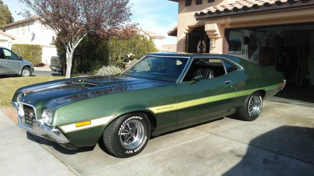 72 GRAN TORINO FASTBACK Q Code Cobra Jet, 1972 Ford Torino