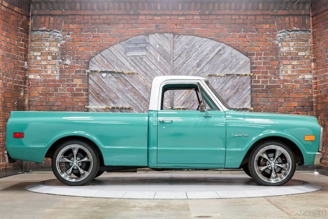 1972 Chevrolet C-10 Custom Pickup C/10 Medium Green Automatic - photo 11