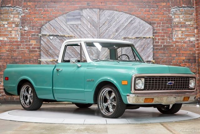 1972 Chevrolet C-10 Custom Pickup C/10 Medium Green Automatic - photo 7