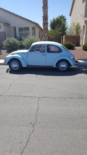 72 VW Beetle 1972 Volkswagen Beetle - Classic Blue