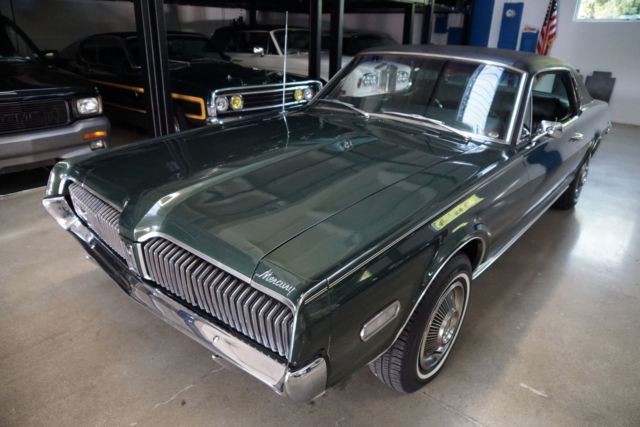72100 Miles 302 2BBL V8 Automatic2 door Hardtop 1968 Mercury Cougar XR-7 Dark Ivy Gold Leather