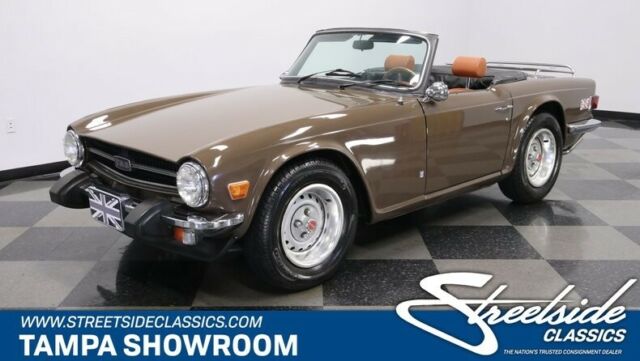 72K ACTUAL MILES 2.5L INLINE 6 DUAL STROMBERG CARBS FACTORY PAINT COLOR NICE 1975 Triumph TR-6 --