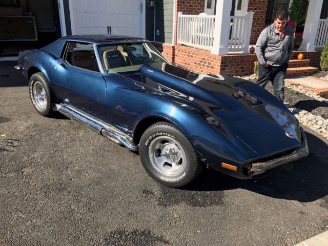 73 Corvette 454 with 4 speed and factory Air **NO RESERVE** 1973 Chevrolet Corvette 454 4 speed