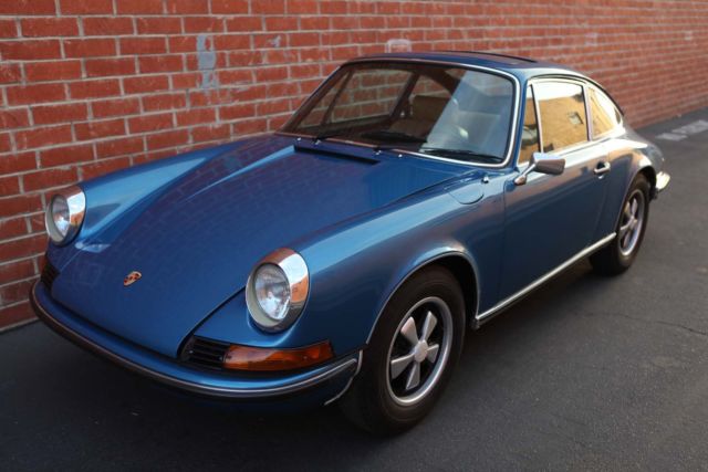 73.5 PORSCHE FACTORY SUNROOF METALLIC BLUE WITH COA 1973 Porsche 911