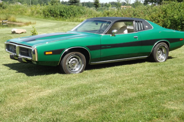 74 DODGE CHARGER RARE FACTORY U CODE 440 CAR BUCKET SEATS SLAP STICK 1974 Dodge Charger Brougham