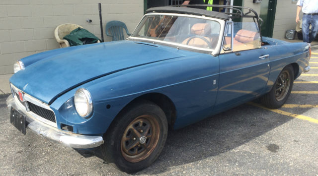 '74 MGB complete car, very little rust, without title, engine condition unknown 1974 MG MGB