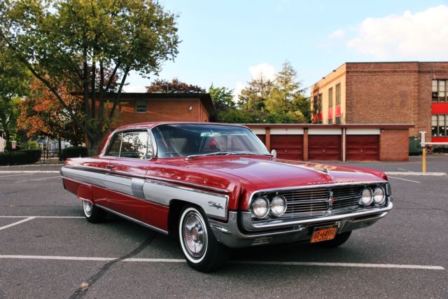 74599 Miles V8 Automatic 2 door Hardtop ORIGINAL PAINT & INTERIOR unrestored NYC 1962 Oldsmobile Starfire --