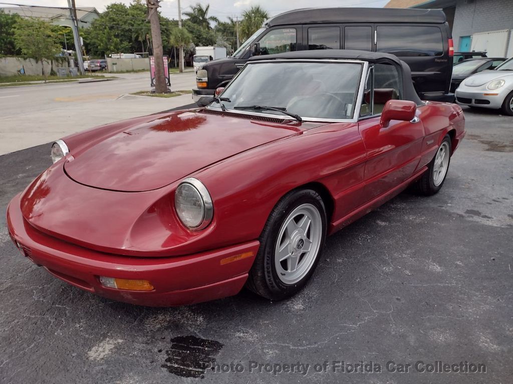 75000 Mile Clean Title Florida Car Nationwide/International Shipping Available! 1991 Alfa Romeo Spider 2dr Convertible Veloce