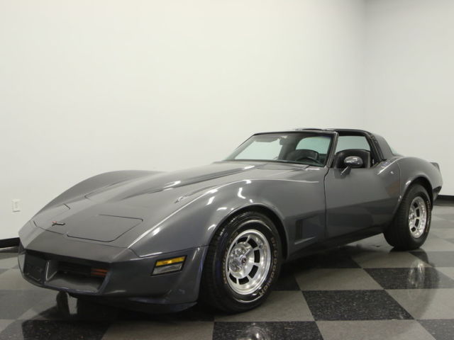 75K ACT MILES, CLEAN HISTORY, 350 CRATE V8, AUTO, COLD A/C, PS, PB, PW, SHARP C3 1981 Chevrolet Corvette Base Coupe 2-Door