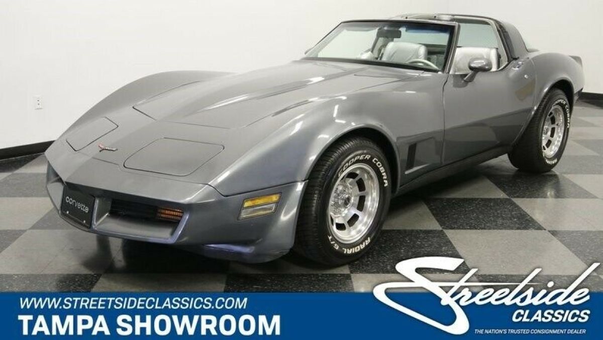 75K ACTUAL MILES NUMBERS MATCHING 350 V8 CORRECT CHARCOAL METALLIC NICE VETTE 1981 Chevrolet Corvette