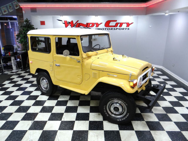 76 Toyota FJ40 Land Cruiser 4x4 Hardtop 98k Original Miles Very Solid & Original 1976 Toyota Land Cruiser