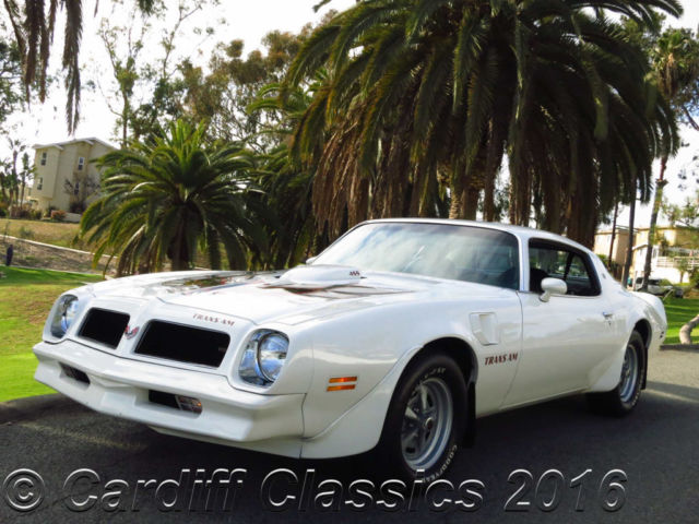76 TRANS-AM 455 V8 (4 SP TRANS)*BUILD SHEET*POWER STEERING-50K MILES*CALIFORNIA* 1976 Pontiac Trans Am