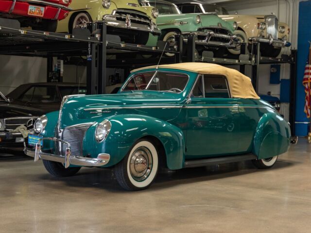 76088 Miles 239 Flathead Eight 3 spd manualConvertible 1940 Mercury 8 Convertible