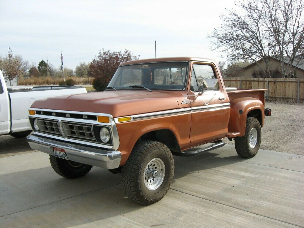 77 F-150 Ranger 4x4 stepside shortbox 1977 Ford F-150