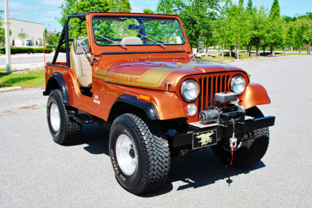77' Jeep CJ-5 Renegade Power Steering Power Brakes 3-Speed Manual Best on Market 1977 Jeep Renegade CJ-5 Frame Off Restored 304 V8 Absolutely Gorgeous