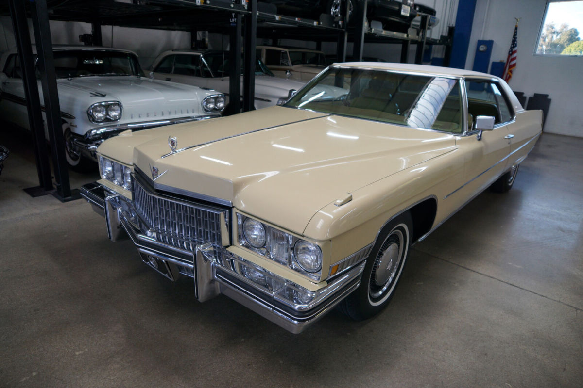77990 Miles 472/220HP V8 Automatic2 Dr Hardtop 1973 Cadillac DeVille