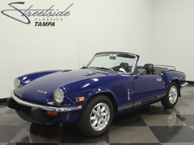 77K ACTUAL MILES, NICELY RESTORED, WARRANTY CARD, RECEIPTS, FANTASTIC DRIVER!! 1972 Triumph Spitfire