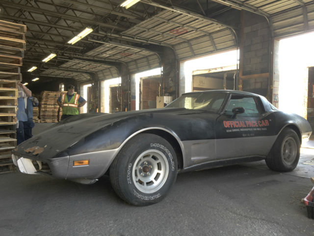 78 CORVETTE 25TH ANNIV INDY 500 PACE CAR PROJECT 350V8 AUTO LOW MILES NO TITLE 1978 Chevrolet Corvette 25Th ANNIVERSARY INDY 500 PACE CAR