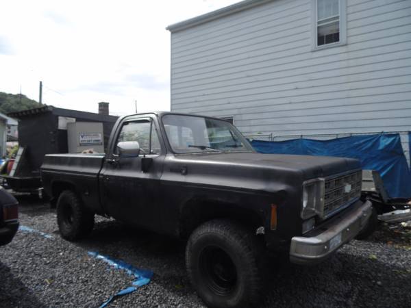 78 k10 CHEVY TRUCK RUNNING & 73-87 SQUARE BODY PARTS,CAB,LG BED ,4 DOORS,HOODS & 1978 Chevrolet C/K Pickup 1500