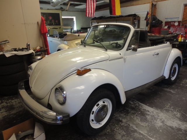 78 VW CABRIO 1978 Volkswagen Cabrio