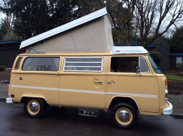 78 westfalia Pop-Top Camper Type-2 Bay Window 2.0L fuel injected 13k on rebuilt 1978 Volkswagen Bus/Vanagon Westfalia Pop-top Camper