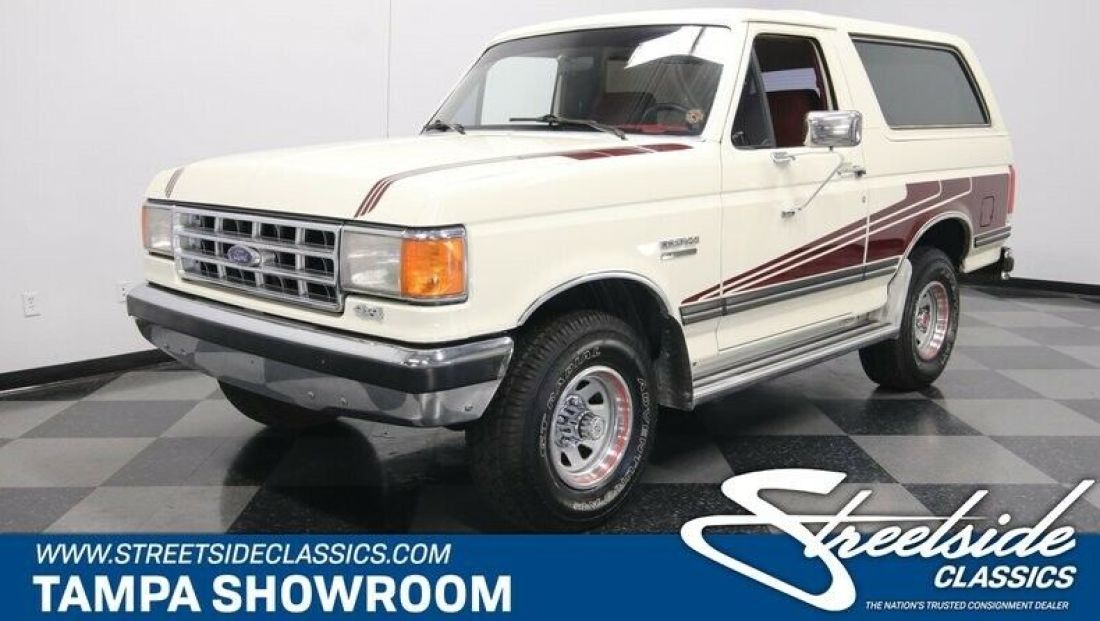 78K ACTUAL MILES TWO OWNER HISTORY 5.0 V8 4 SPEED AUTO ORIGINAL DOCUMENTATION 1988 Ford Bronco XLT 4X4