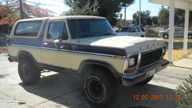 79 Ford bronco XLT 4x4 1979 Ford Bronco xlt