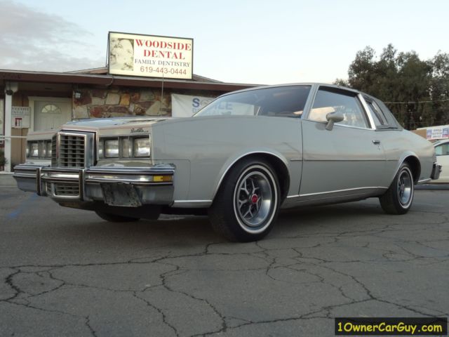 79 Pontiac Grand Prix Classic Monte Carlo Rivera G Body 1 Owner CA Pink Slip 1979 Pontiac Grand Prix 2 Door Coupe