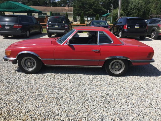 80 Mercedes 280SL W107 R107 Euro Headlamps and Bumpers M110 Engine Both Tops 1980 Mercedes-Benz SL-Class Euro 280SL W107 A/T R107