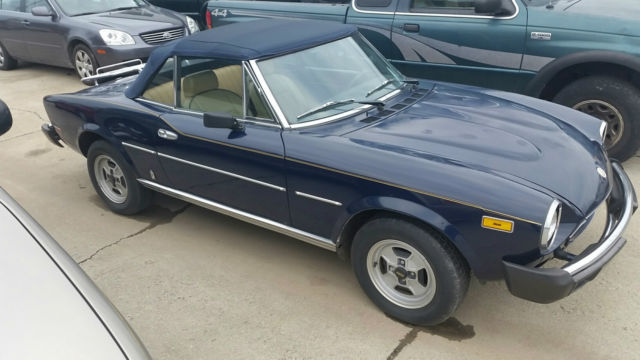 81 Fiat Spider 1981 Fiat SPIDER
