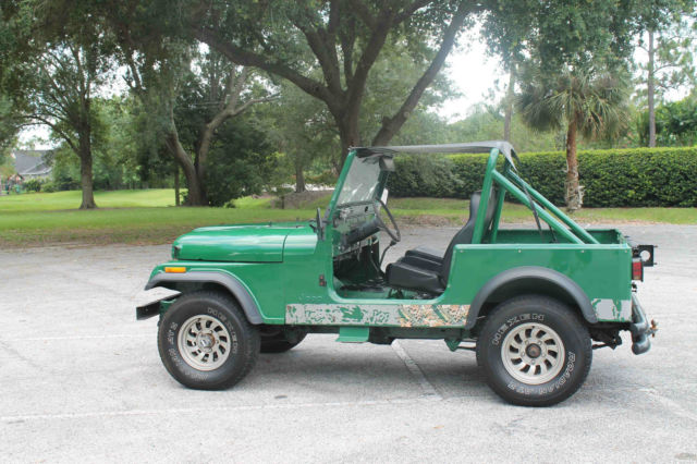 81 Jeep CJ-7 low miles barn find 1 owner under 30k solid stock drives fantastic 1980 Jeep CJ renegade