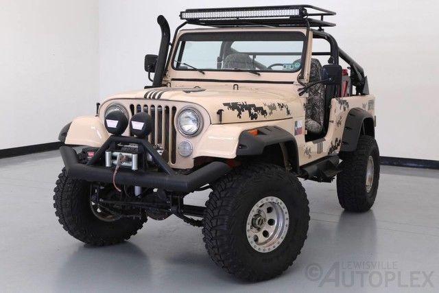 82 Jeep CJ Scrambler Lifted Custom Bumper Warn Winch 1982 Jeep CJ