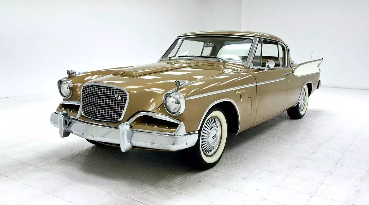82,745 Miles/Rebuilt Supercharged 289ci 275hp V8/Flight-O-Matic Auto/1 Of 4,356 1957 Studebaker Golden Hawk Hardtop