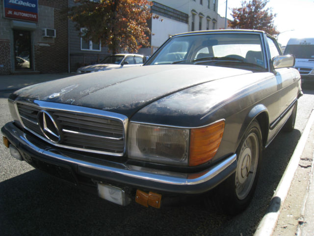 83 Mercedes 280SL W107 Euro Headlamps and Bumpers M110 Engine 1983 Mercedes-Benz SL-Class Euro 280SL W107 A/T A/C