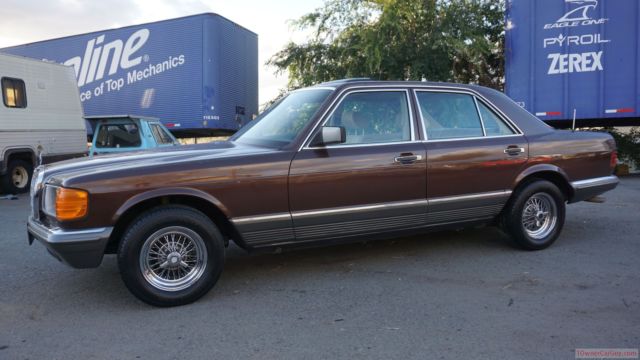 83 Mercedes Benz 380SE W126 Grey Market Euro Spec Maeket 380 SE SEL Sedan 1980 Mercedes-Benz 300-Series EURO Import Grey Market