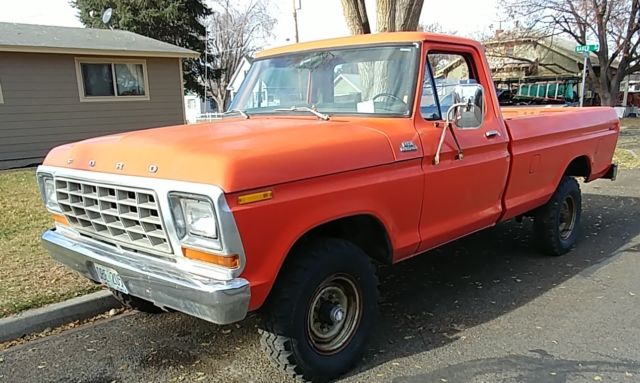 83,930 original miles , original paint- no accidents contact 541-523-7000 1979 Ford F-250 Custom