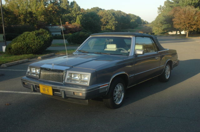 1984 Chrysler LeBaron Marc Cross convertible - photo 2