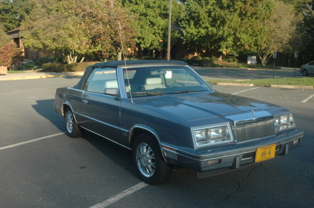 1984 Chrysler LeBaron Marc Cross convertible - photo 3