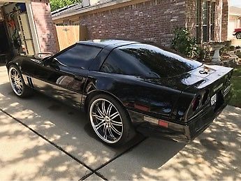 84 Corvette Chevrolet 99k original miles targa top convertible custom wheels 1984 Chevrolet Corvette