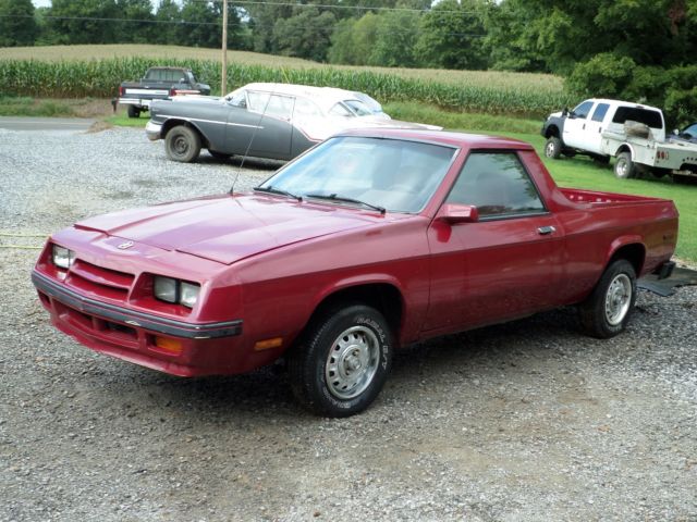 84 DODGE RAMPAGE 1984 Other Makes Rampage Prospector