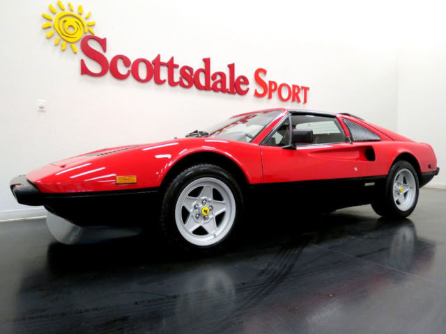 85 308 GTSi w ONLY 32K MILES ROSSO CORSA/NERO w RED PIPING, FRESH SERVICE 1985 Ferrari 308 ONLY 32K MILES, ROSSO CORSA/NERO w RED PIPING, FRE