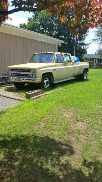 85 chevy crew cab dually 1985 Chevrolet C/K Pickup 3500 silverado