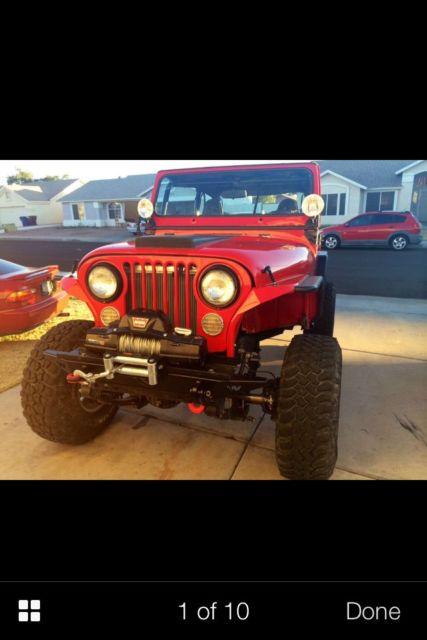 85 CJ 7 Custom Crawler 1985 Jeep Wrangler half doors