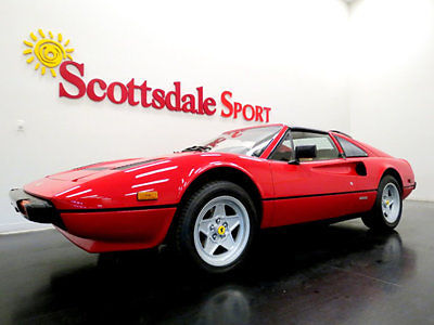 85 FERRARI GTS w ONLY 23K MILE!! ROSSO CORSA-BEIGE, RECENT BIG $ RECONDITIONING! 1985 Ferrari 308 ONLY 23K MILE!! ROSSO CORSA-BEIGE, RECENT RECONDIT