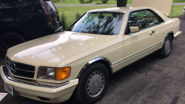 85 Mercedes 500SEC Euro 2 Owner Collector, Excellent Cond Cream/Palomino 560 SEC 1985 Mercedes-Benz S-Class 500SEC EURO