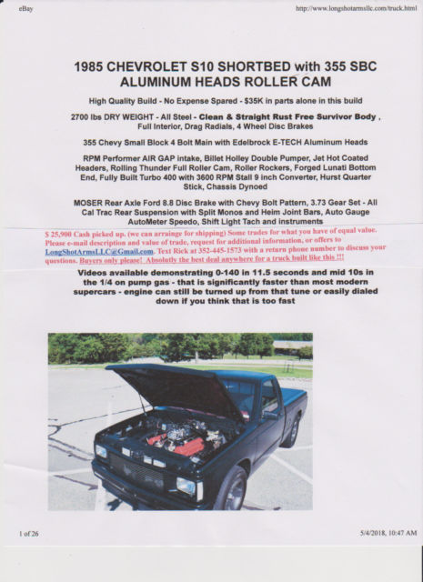 1985 Chevrolet S-10 CLOTH - photo 2